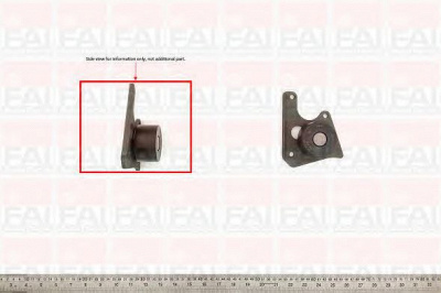 FAI AUTOPARTS t3013 -  Паразитный / Ведущий ролик, зубчатый ремень